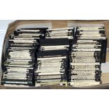 Approx 200 B&W Magic Lantern Slides of British Stately Homes, Churches & Cathedrals etc.