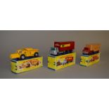 Three boxed Matchbox 'Major Pack' diecast models, M-2 Articulated Freight Truck 'Lep' with BPW,