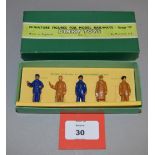 O Gauge. A boxed Dinky Toys set of 'Miniature Figures for Model Railways' No.4 Engineering Staff.