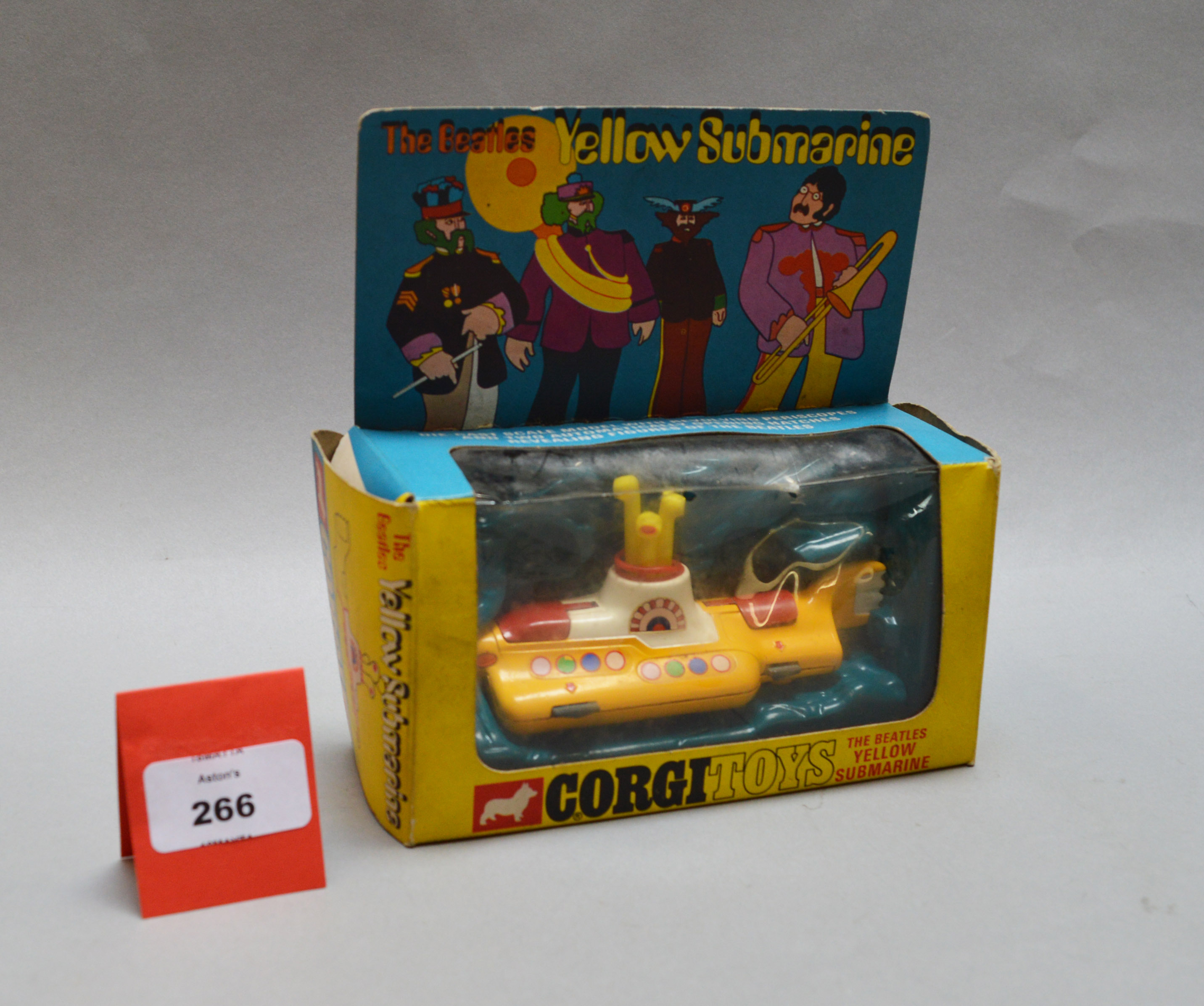 A boxed Corgi Toys 803 'The Beatles Yellow Submarine' diecast model,