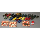 A selection of plastic model Jeeps including three carded models by Milcars (France),