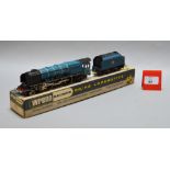 OO gauge. Wrenn W2229 4-6-2 locomotive and tender BR blue 'City of Glasgow' 46242. VG, boxed.