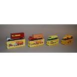 Four boxed Matchbox 'Major Pack' diecast models, M-1 B.P.