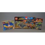 Three Lego sets: DC Comics Super Heroes 76054 Batman: Scarecrow Harvest of Fear;