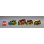Four boxed Corgi Toys diecast model cars,