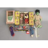Mixed lot: Merit Planet Gun, boxed; two boxed Pelham Puppets (Gypsy,