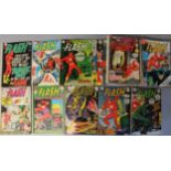 50+ The Flash comics including Nos 161, 179, 180 (1st Samuroids), 182, 183, 184, 187, 188, 189, 190,