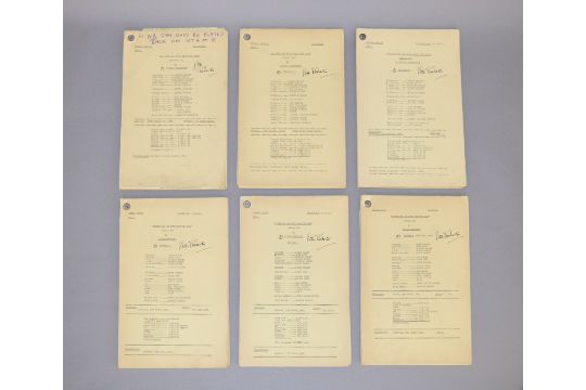 Doctor Who (Dr Who) full set of 6 original camera scripts from the missing 1968 Dr Who episode - - Image 1 of 17