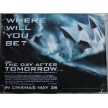 Modern Film posters including the Day after tomorrow, Hot fuzz, Monuments Men, The boat that rocked,