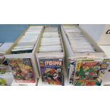 3 long comic boxes with over 900 EX condition comic, titles include; Buffy the Vampire Slayer,
