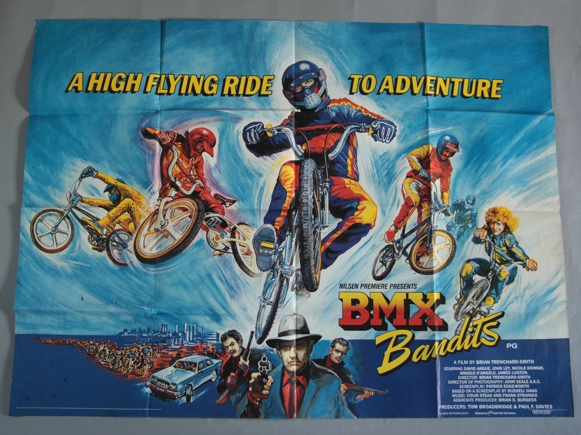Seven British Quad Film Poster 30"x40" including- Poltergeist, BMX Bandits, - Image 3 of 4
