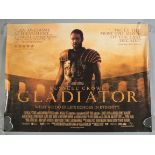 Gladiator (2000) A Ridley Scott film starring Russell Crowe rolled double-sided film posters