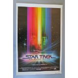 Two US one sheet film posters including "Star Trek the Motion Picture" rolled excellent condition
