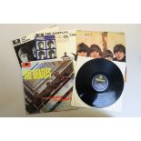 The Beatles vinyl LP records including "Please Please Me" PMC 1202 (5th press),