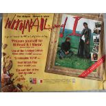 Collection of rolled film posters including Withnail & I 10th Anniversary Quad,