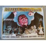 Hammer Films "Dracula has Risen from the Grave" rolled condition British Quad film poster with