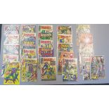 26 Avengers Marvel comics Nos 31, 32, 33, 34, 35, 36, 37, 38, 39, 40, 41, 42, 43 - 1st Red Guardian,