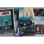 Posters mainly commercial, repro / mini for titles including Jaws, Star Wars Empire Strikes Back,