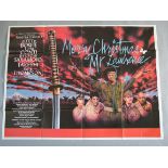 Merry Christmas Mr Lawrence British Quad Film Poster 30"x40" starring David Bowie.