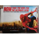 Spider-man (2002) 4 rolled double-sided UK Quads measuring 30 x 40 inches featuring Stan Lee and