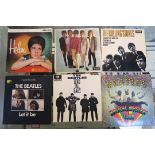 A Collection of vinyl LP albums & EPs including The Eddie Cochran Memorial album, Mono LBY 1127,