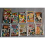 11 DC Silver Age comics inc Justice League of America nos 23 & 26, Worlds Finest Comics nos 107,