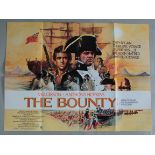 30 British Quad Film Posters (1980s era) including- The Bounty, Fright Night, They Call Me Bruce,