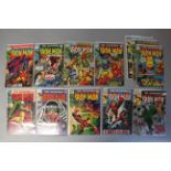 13 Iron Man Marvel comics including Nos 2, 8, 11, 16, 19 x2, 20 , 24, 27, 28, 34, 36,