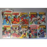 14 Daredevil Marvel comics including Nos 59, 60, 61, 63, 66, 67 (Stilt Man), 75, 80,