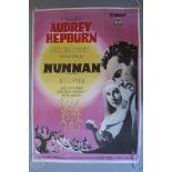 Audrey Hepburn film posters including "The Nuns Story" Swedish 28 x 39.