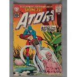 Showcase no 34 DC comic from 1961 featuring the origin and first Silver Age appearance of The Atom