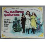 THE RAILWAY CHILDREN 1970 first release rolled condition British Quad film poster with full colour