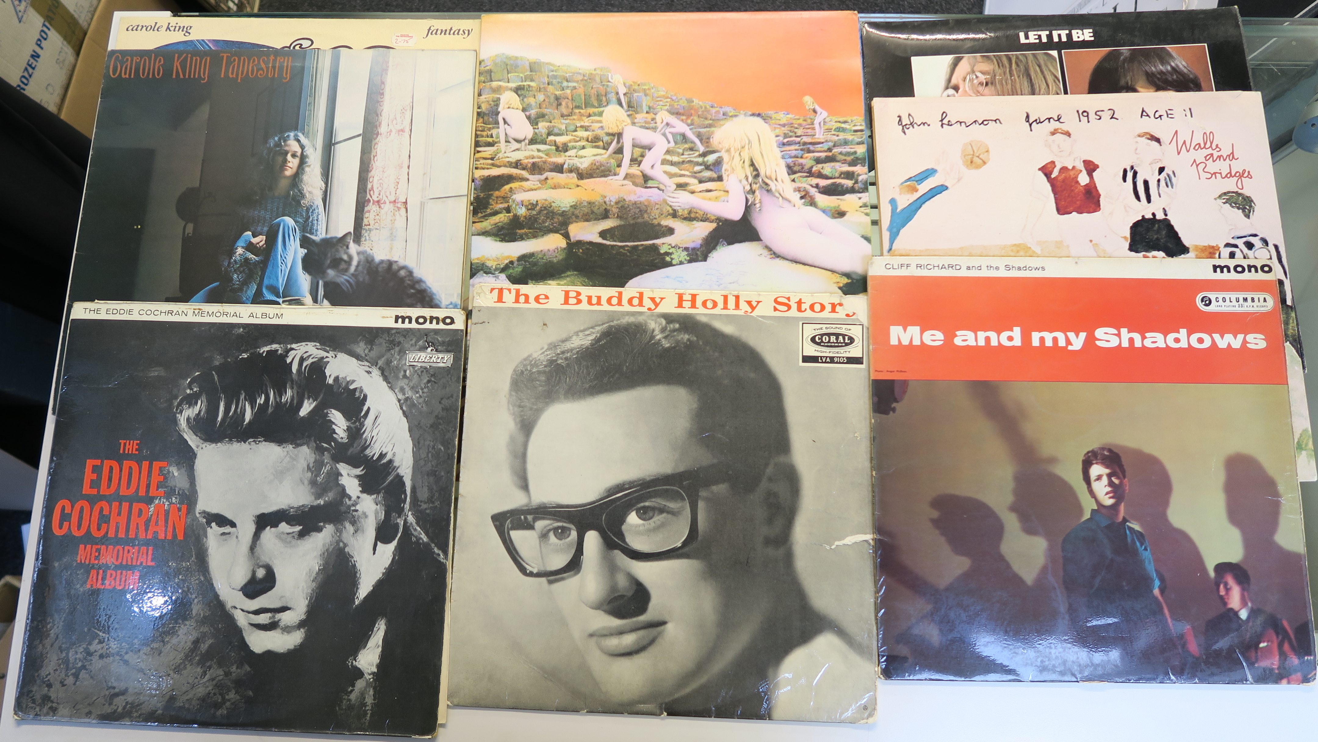 A Collection of vinyl LP albums & EPs including The Eddie Cochran Memorial album, Mono LBY 1127, - Image 2 of 2
