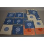 Collection of 30 7 inch Blue Horizon singles (some demos) including Fleetwood Mac 7164 57-3139,