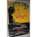 Chinatown large 60 x 40 inches X cert film poster from Roman Polanski starring Faye Dunaway & Jack