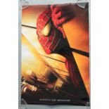 Spider-man "Coming 2002" Advance US one sheet film poster in double-sided condition plus two