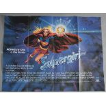 30 British Quad Film Posters from the 1980's including- Supergirl, Color of Money, Daryl, Protector,