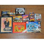 A small quantity of TV and Film related diecast models by Corgi, Matchbox and others, mostly boxed,