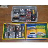 Excellent quantity of DeAgostini Rally Car diecast models and magazines,