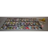 36 x Kenner Star Wars action figures, sealed on reproduction cards.