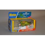 Dinky 351 'Shado' UFO Interceptor, green with orange legs,