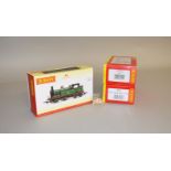 OO gauge, Hornby, three locomotives, all tank engines: R3213 0-4-0T SR green '3102',