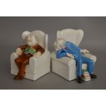 Sigma Taste Setter 'The Muppets' Statler and Waldorf bookends. VG.