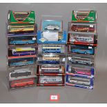 20 x Corgi Original Omnibus Company diecast model buses and coaches,