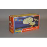 Dinky 358 'Star Trek' USS Enterprise in white and orange with unused decals. VG in VG picture box.