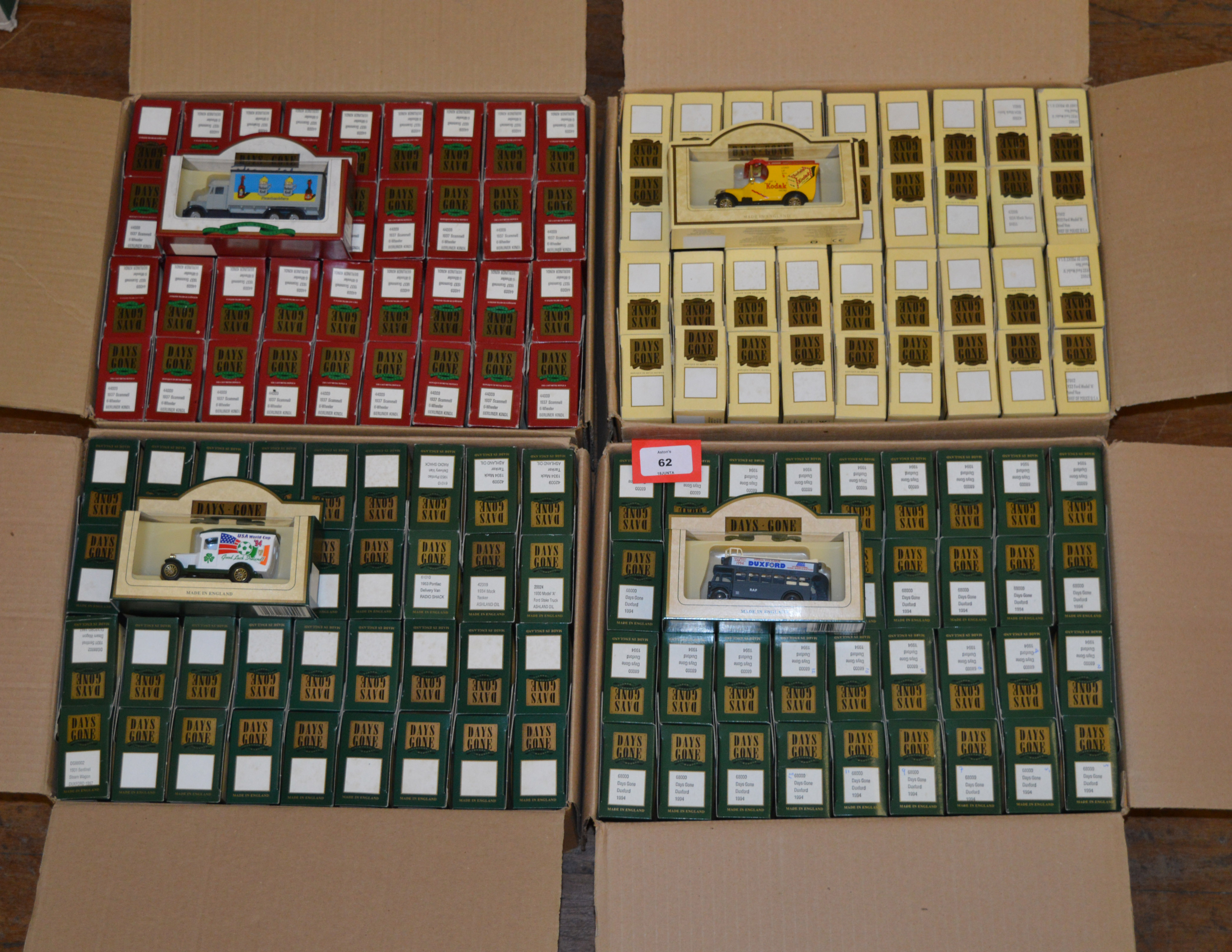 144 x assorted Days Gone diecast models, including Kodak, Duxford, etc, some duplicates.