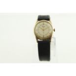 A 1950's gents 9ct TIMOR wristwatch, H/M Birmingham 1954, manual-wind 17 jewel working movement,
