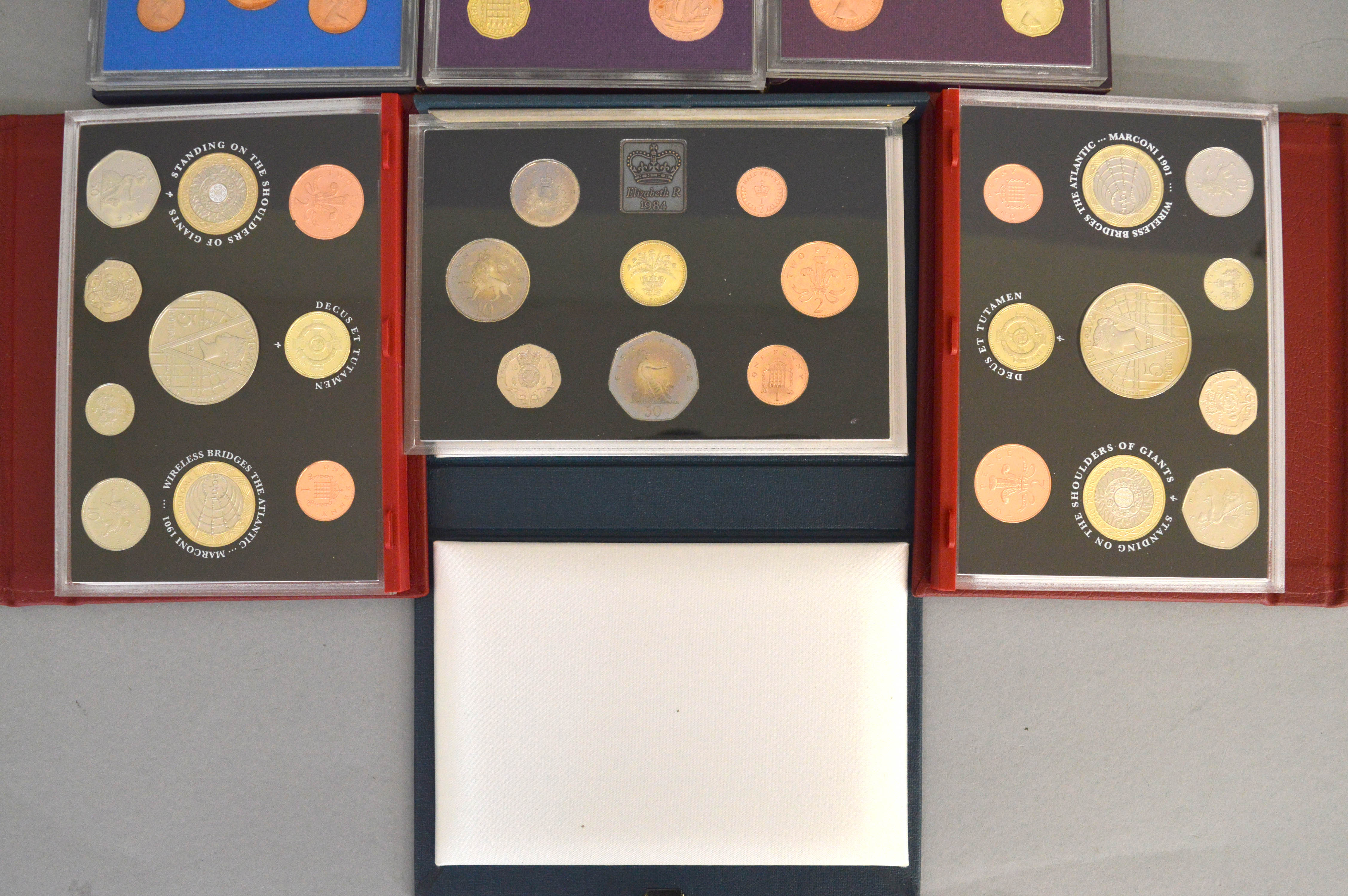 Eight Royal Mint proof coin sets (five deluxe sets) - Image 2 of 4