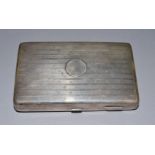 A silver cigar box H/M Birmingham, approx. 246.