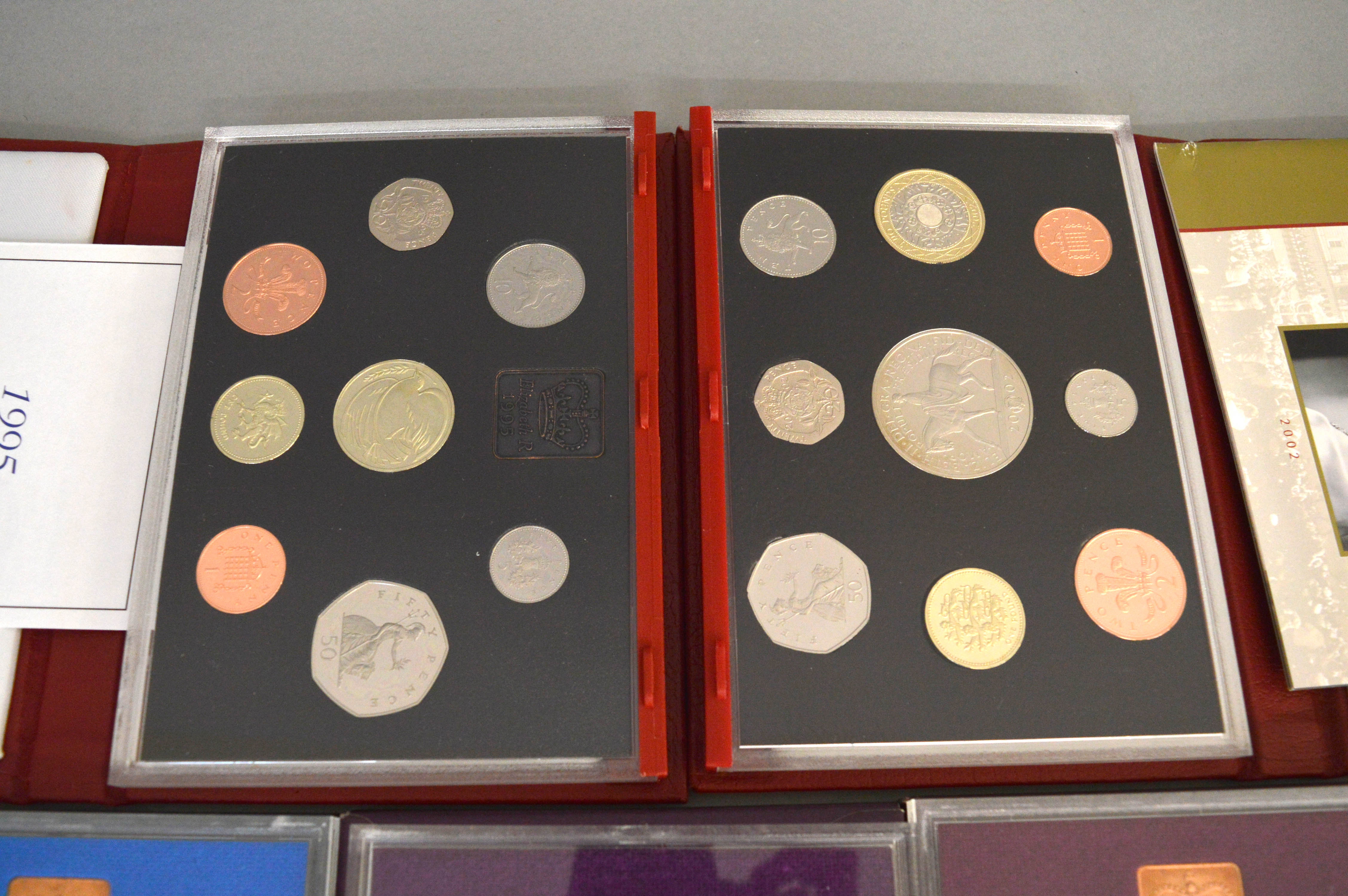 Eight Royal Mint proof coin sets (five deluxe sets) - Image 4 of 4